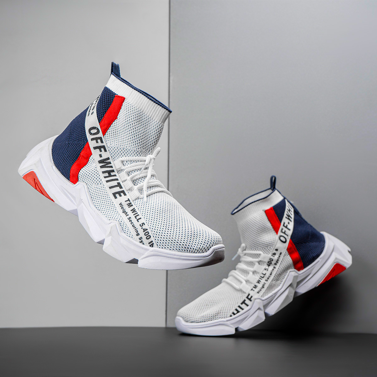 کفش ورزشی Off-White مردانه دو رنگ مدلSasan