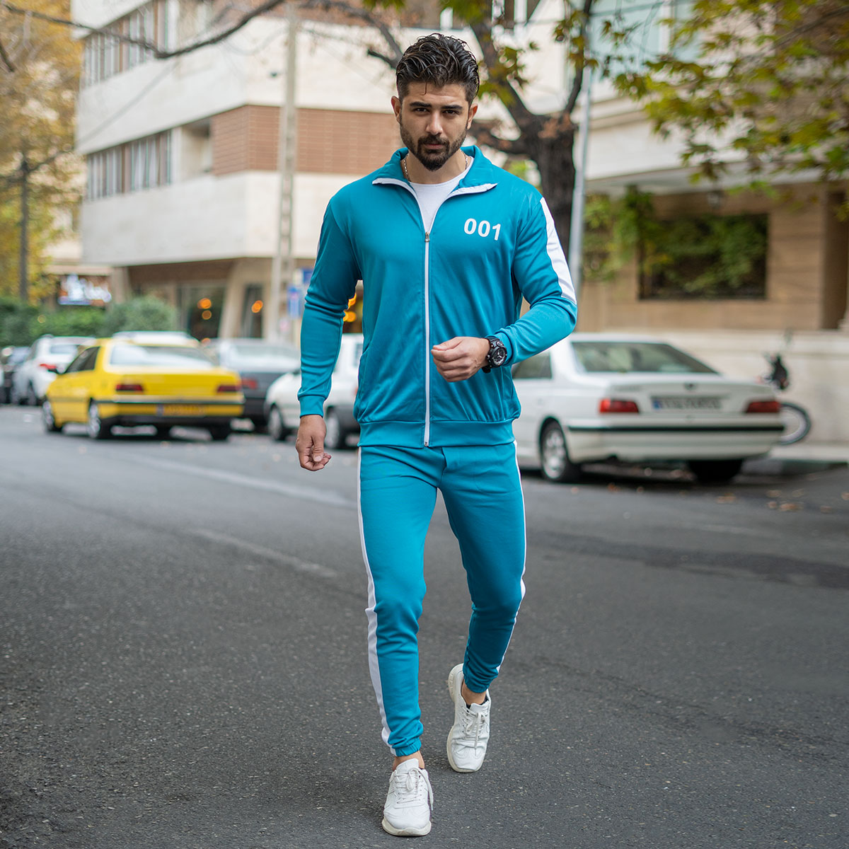 ست سوییشرت شلوار مردانه 001 مدل squid game