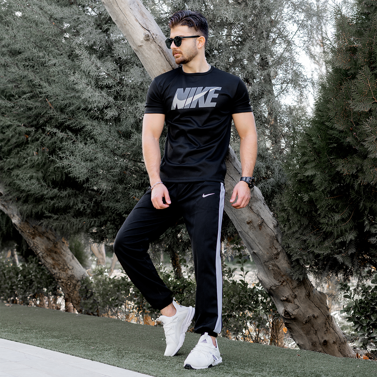 ست تیشرت شلوار نایک مردانه مدلAmor