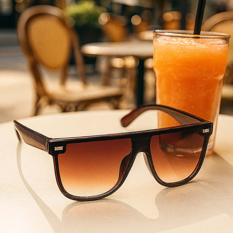 عینک قهوه ای مدل Wersa