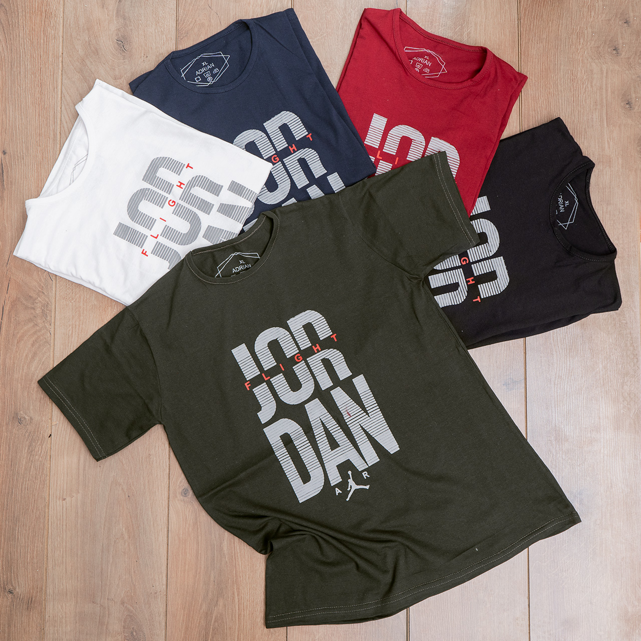 تیشرت مردانه سفید(T) مدل Jordan