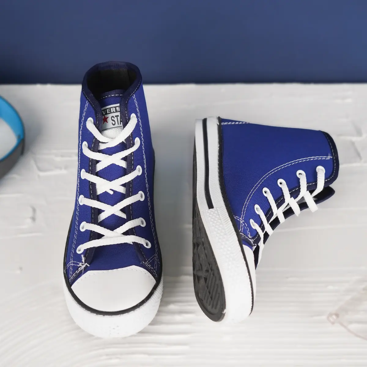 کفش ورزشی ساقدار آبی All Star زنانه مدلMobina