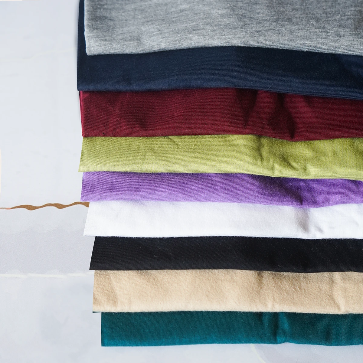 تیشرت ساده سرمه ای مردانه مدل Vala