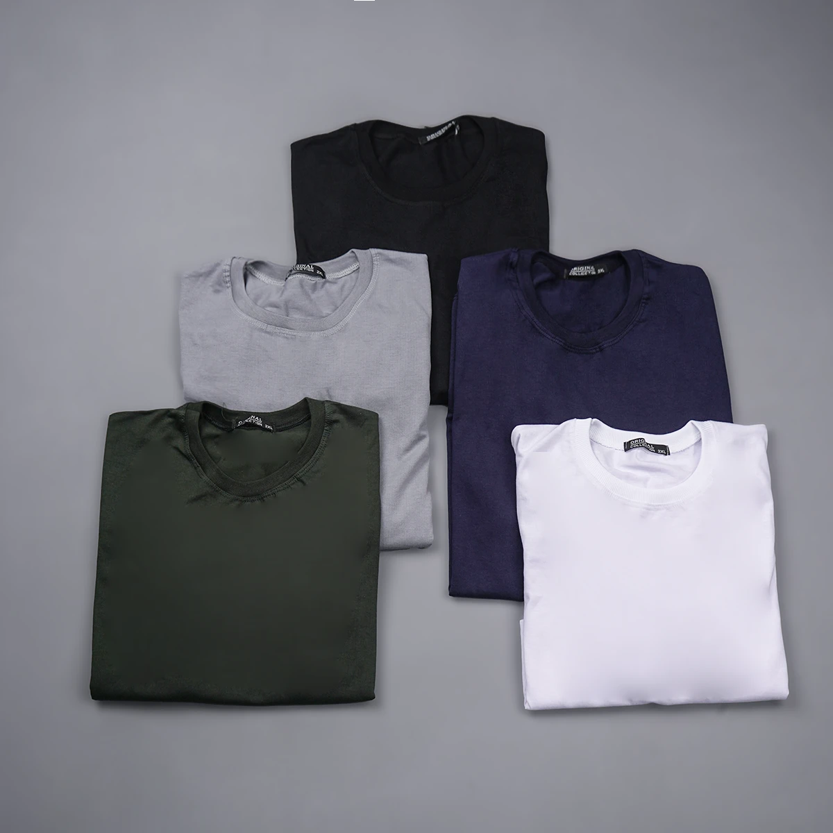 تیشرت ساده سرمه ای مردانه مدل Edvan