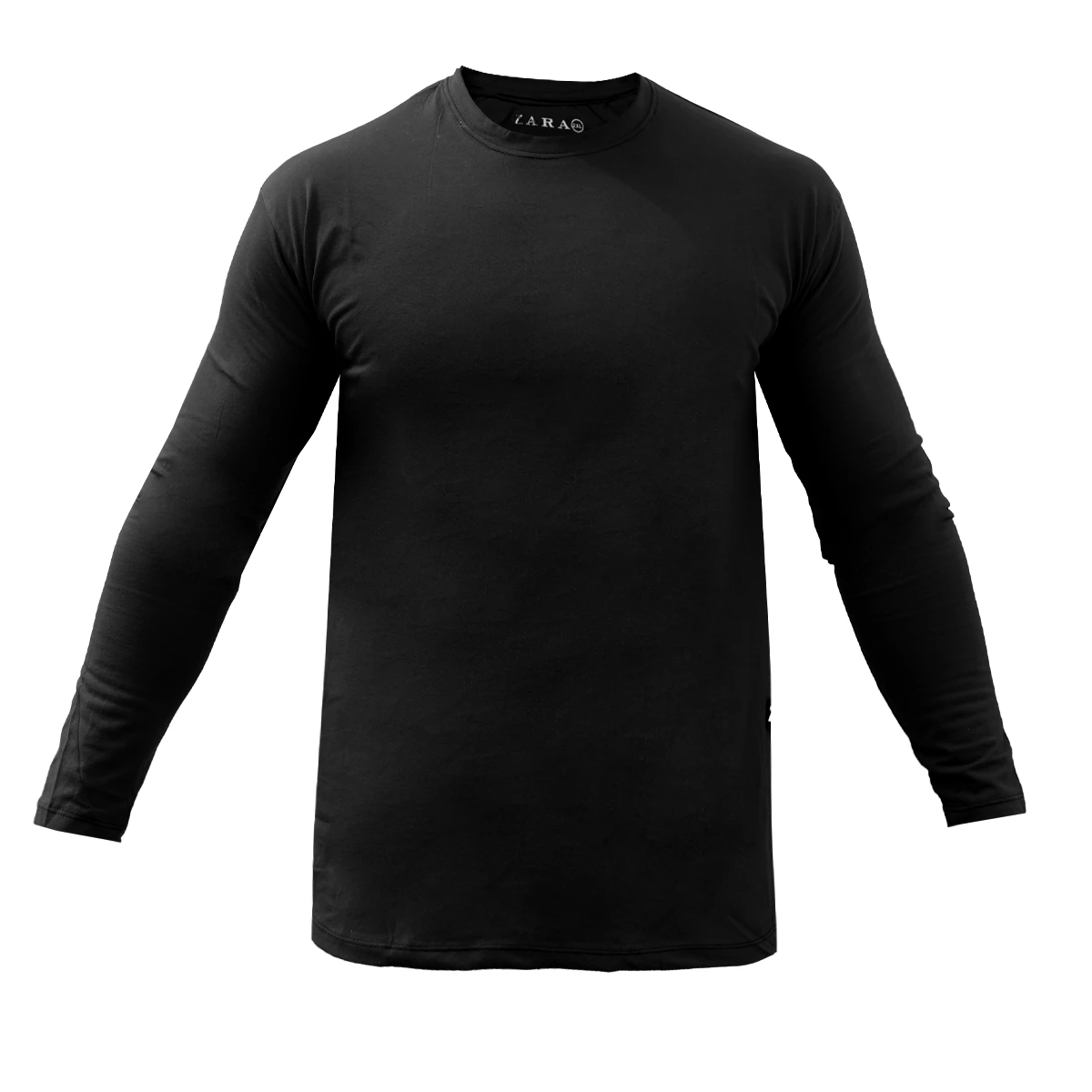 تیشرت آستین بلند مشکی مردانه مدل Vala