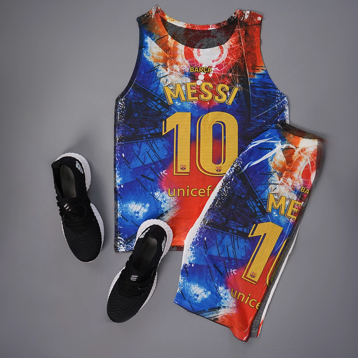 ست رکابی شلوارک مردانه مدل Messi