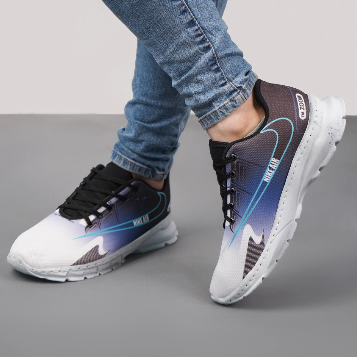 کفش ورزشی مردانه (T) آبی مدل Afron