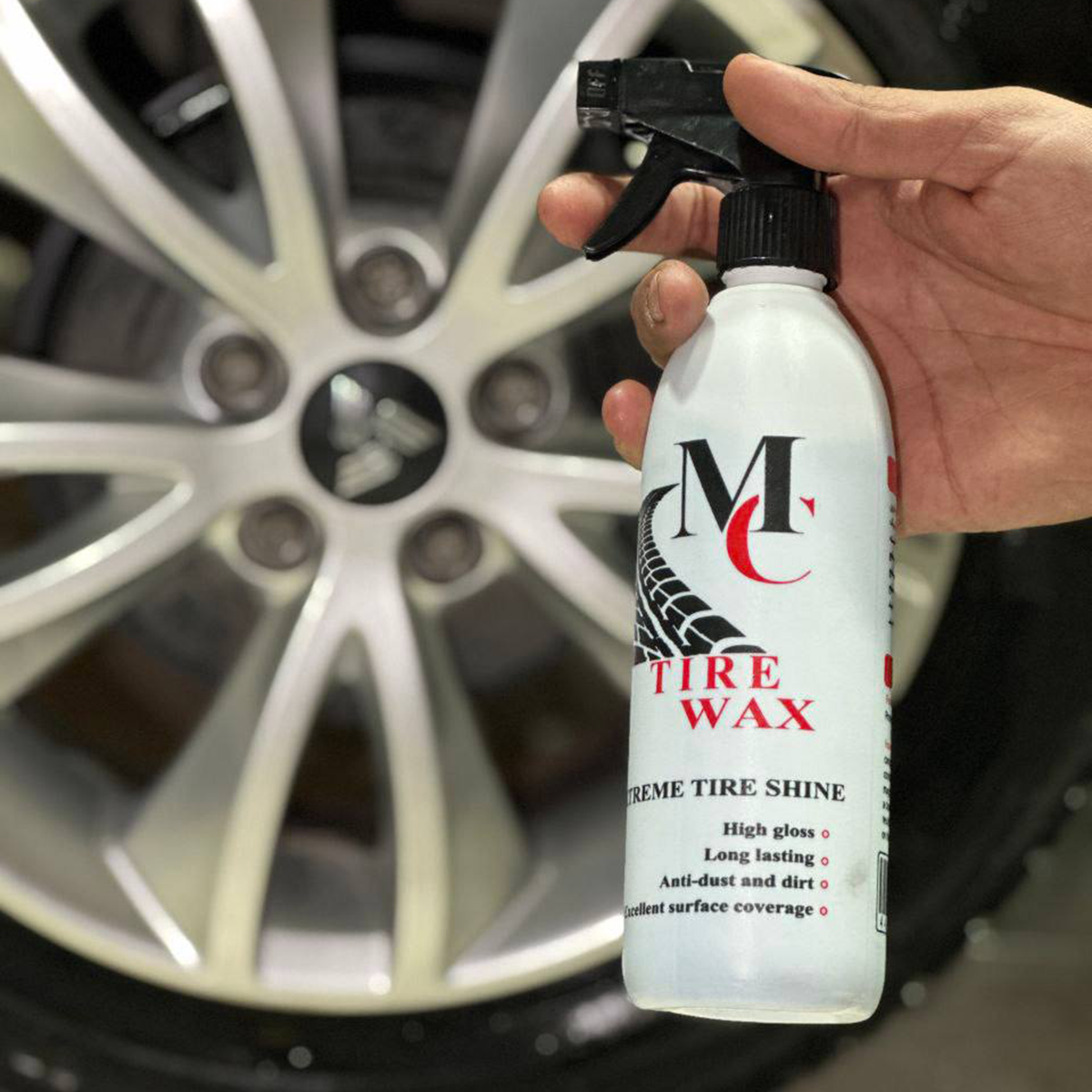 اسپری تمیزکننده نانو خودرو مدل TIRE WAX