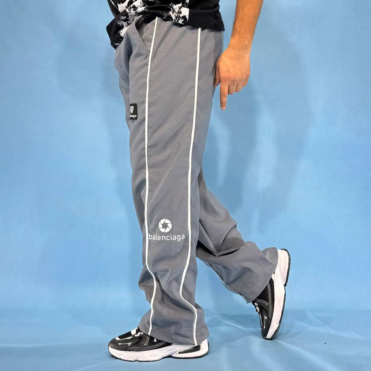 شلوار مردانه طوسی مدل ۲ مغزی