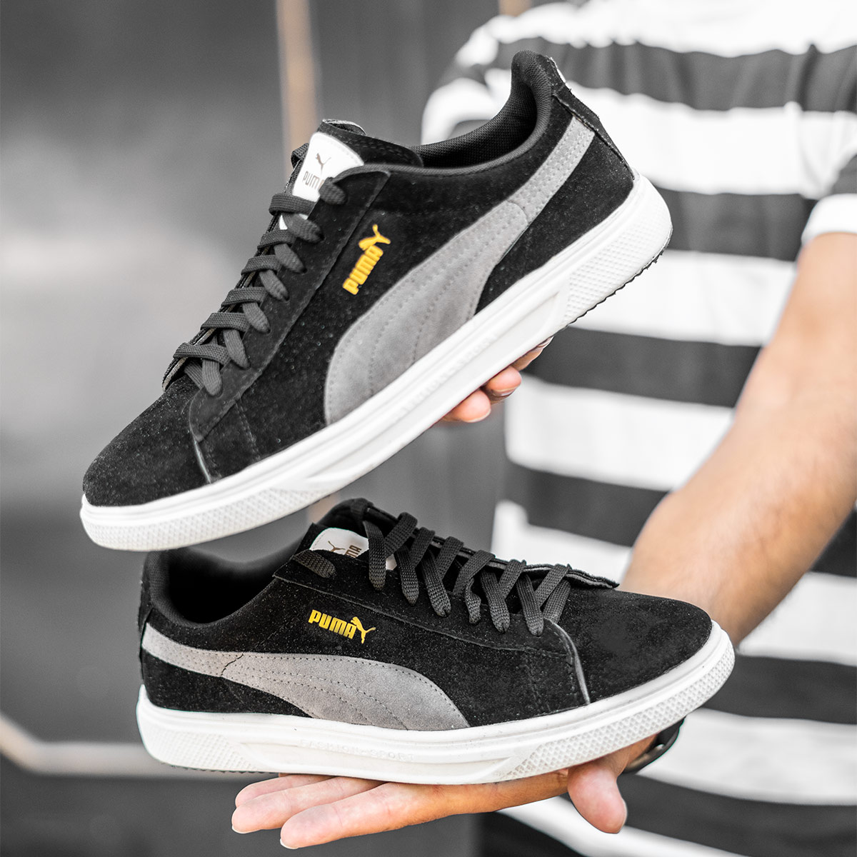 کفش ورزشی Puma مردانه مشکی مدلLenin