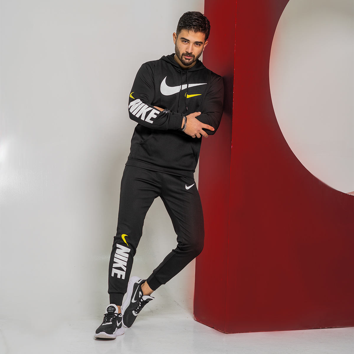 ست هودی شلوار Nike مردانه مدل Floni